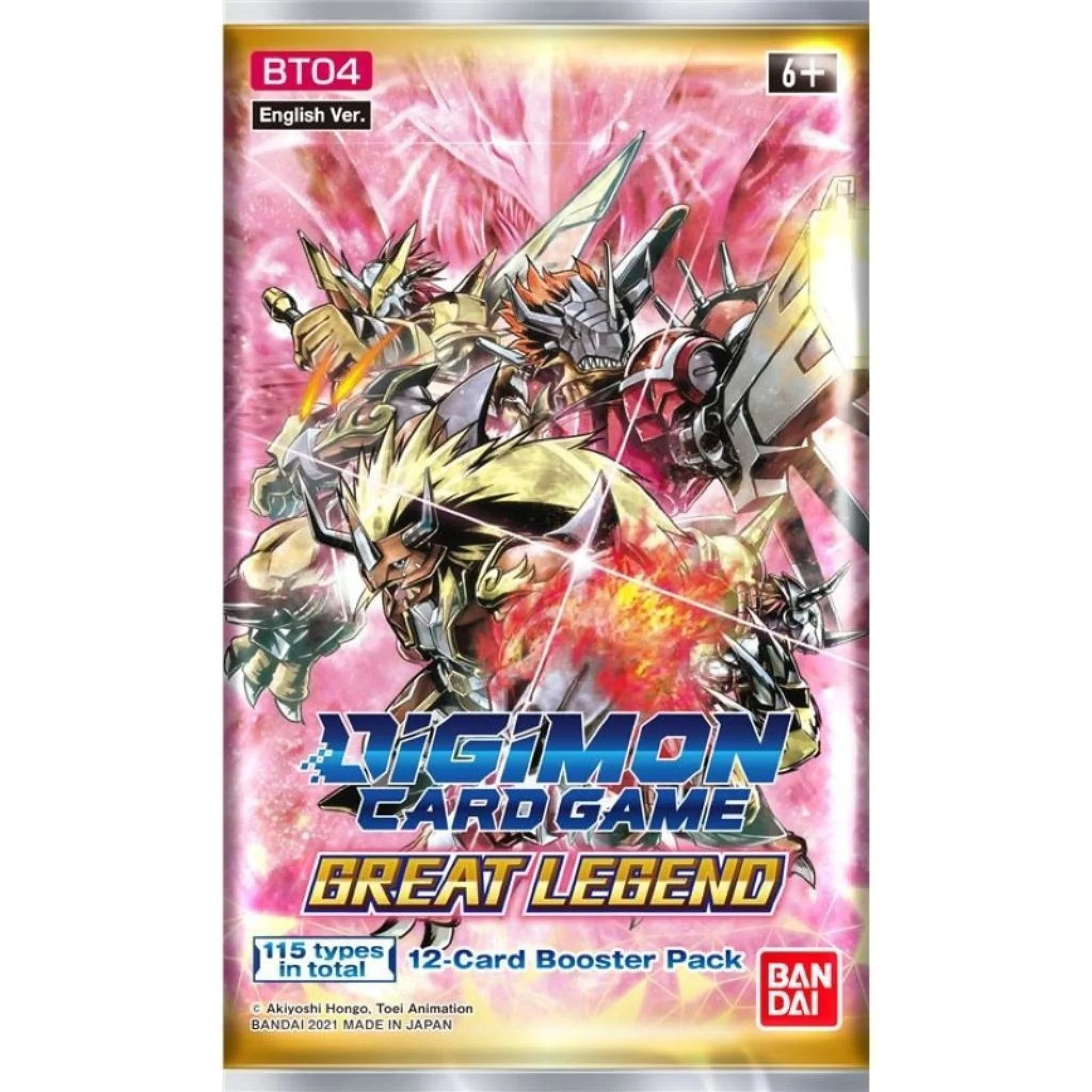 Digimon Card Game: Great Legend (BT04) Booster Box - 24 Packs - Image 3