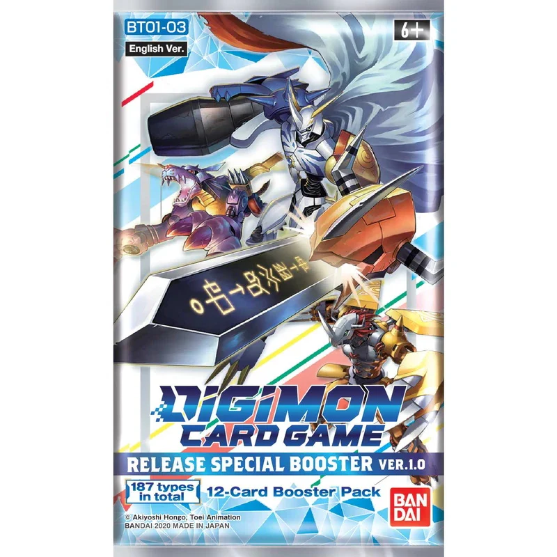 Digimon Card Game: Release Special Booster Ver.1.0 (BT01-03) Booster Box - 24 Packs - Image 3