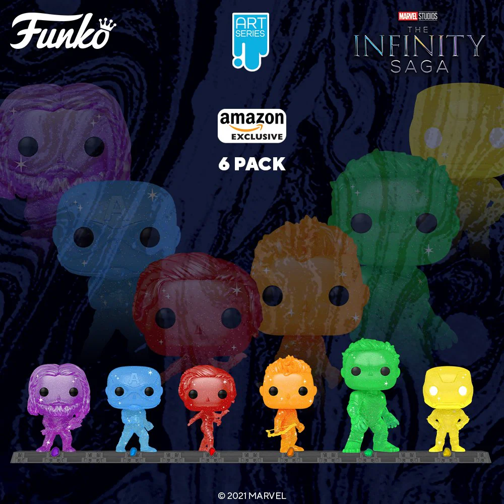 Funko POP! Artist Series: Marvel Infinity Saga - The Avengers 6 Pack - Image 4