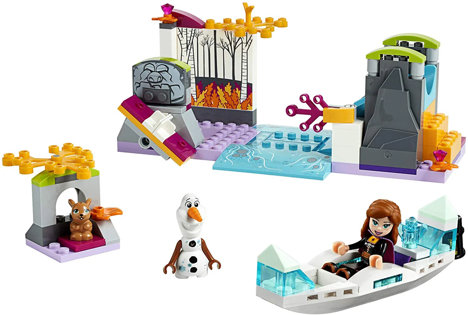 LEGO Disney Frozen II: Anna's Canoe Expedition - 108 Piece Building Kit [LEGO, #41165] - Image 4