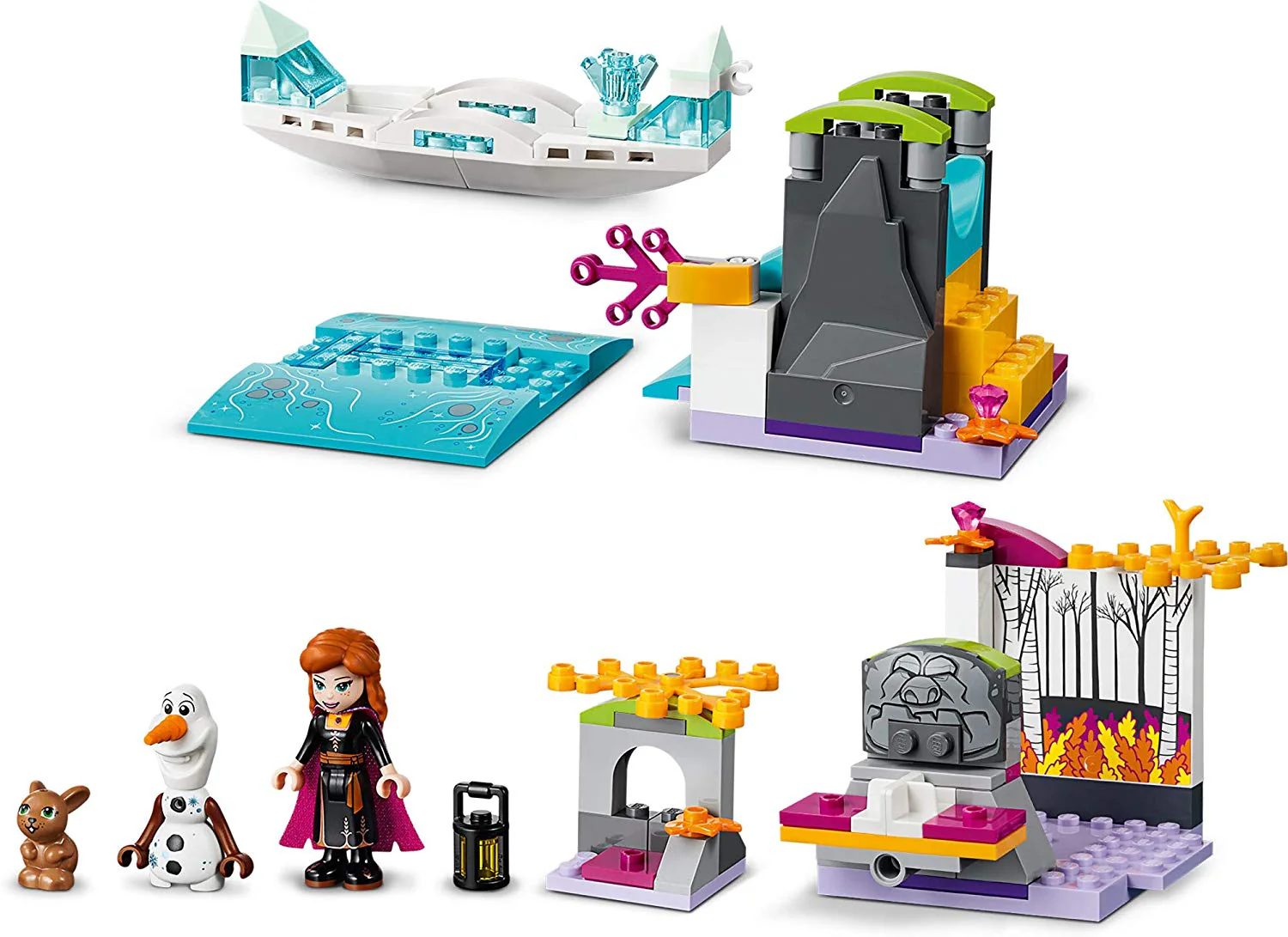 LEGO Disney Frozen II: Anna's Canoe Expedition - 108 Piece Building Kit [LEGO, #41165] - Image 6