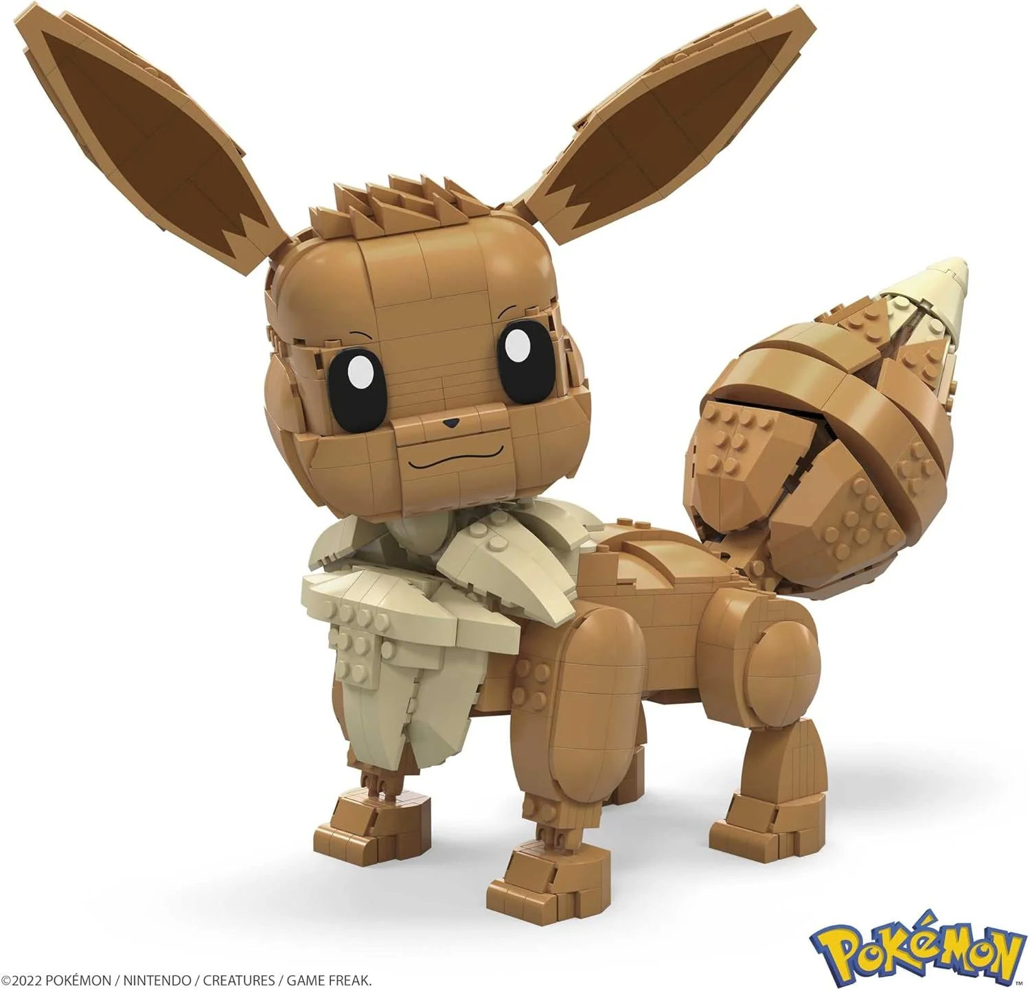 MEGA Pokemon: Jumbo Eevee - 824 Piece Building Set - Articulated and Poseable - Image 11