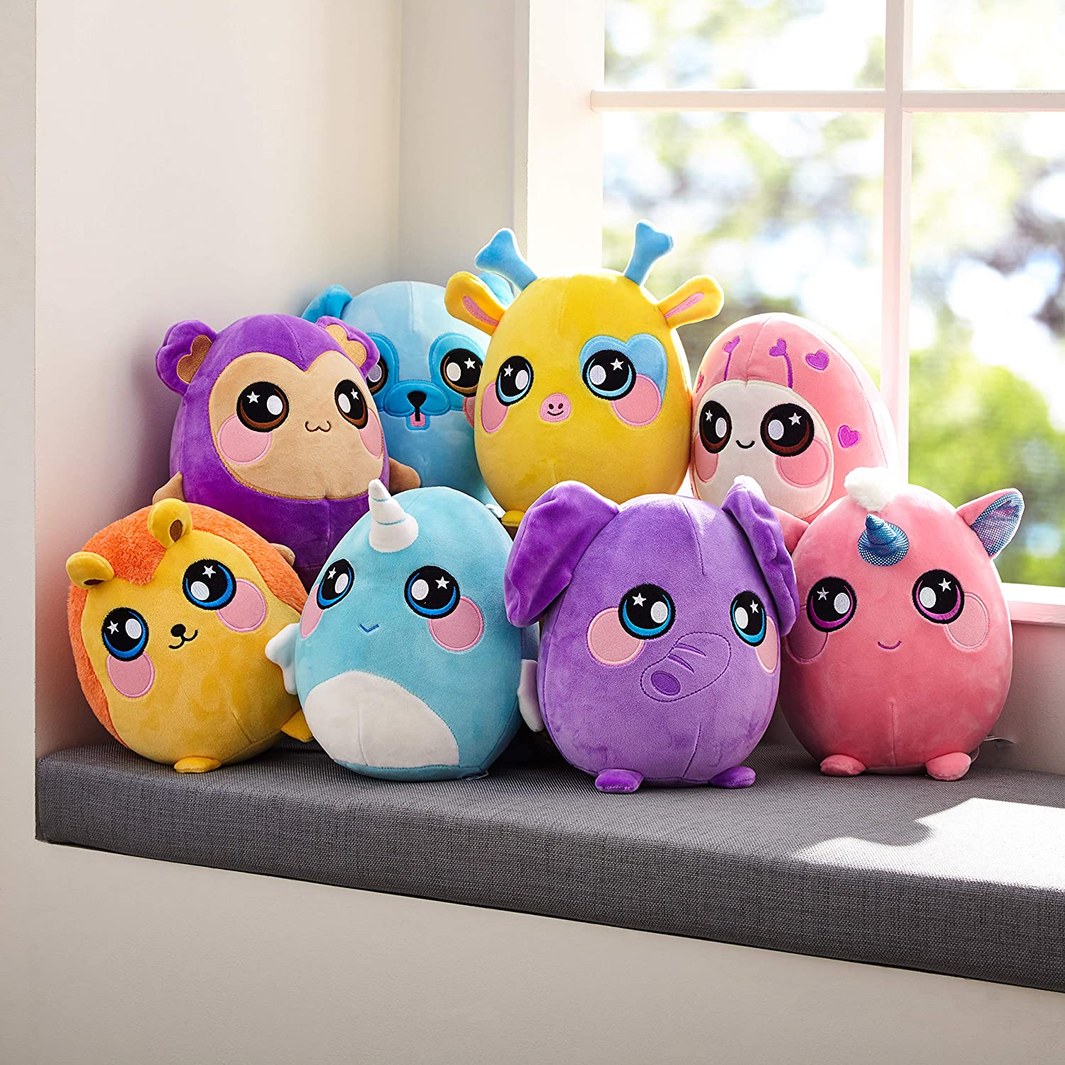 Squeezamals Scented Deluxe Plush - Pink Lady Bug - Image 6